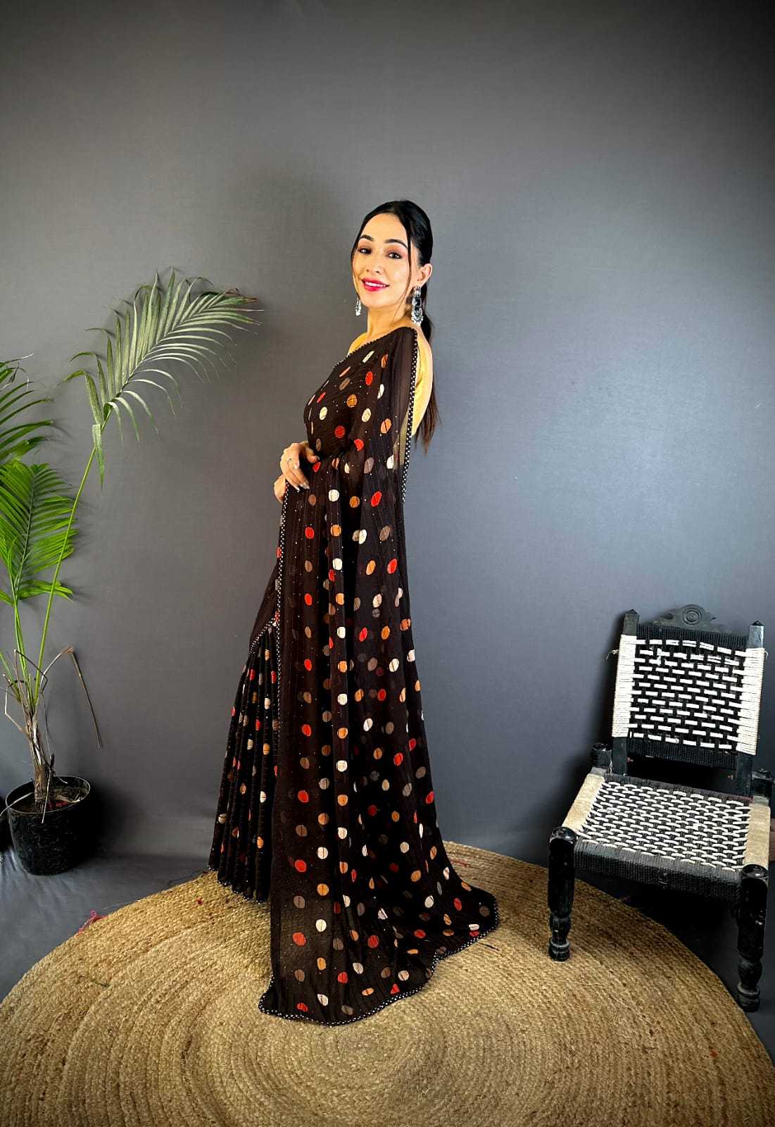 Armani Georgette Printed Saree