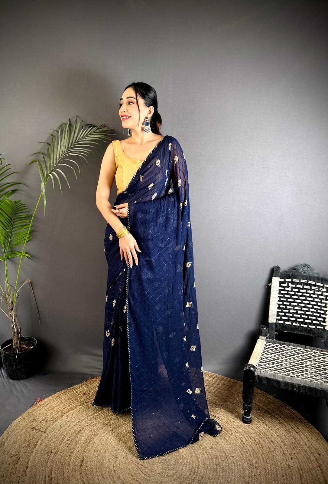 Armani Georgette Printed Saree