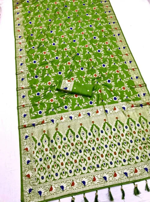Ganga Banarasi Soft Silk Designer Saree