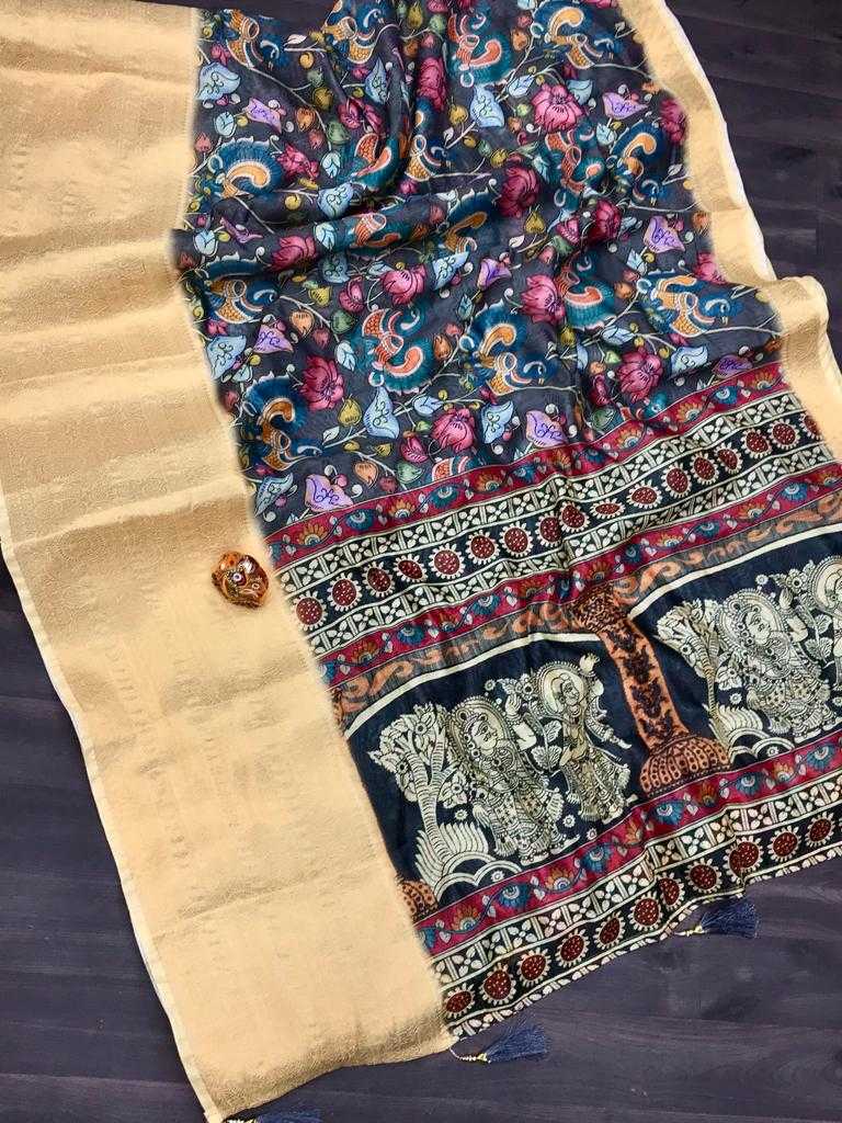 Kalamkari Soft Silk Designer Saree