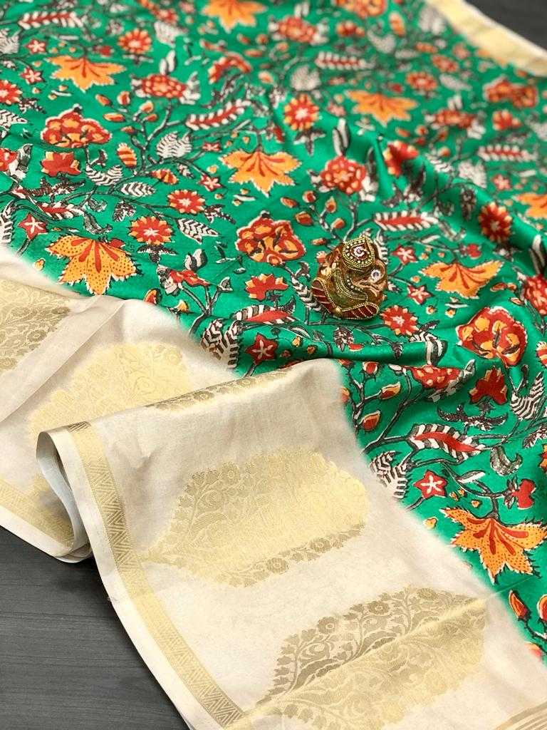 Kalamkari Soft Silk Designer Saree