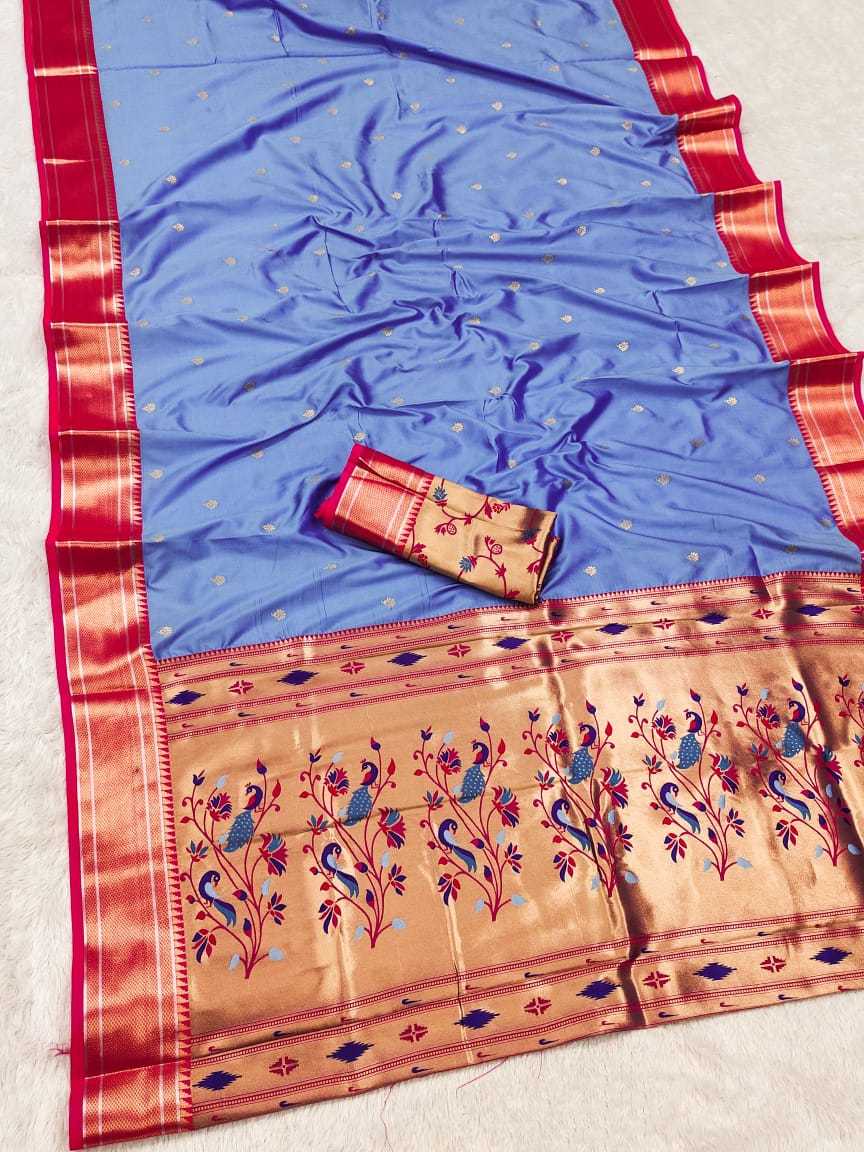 Kashi Lichi Silk Paithani Saree