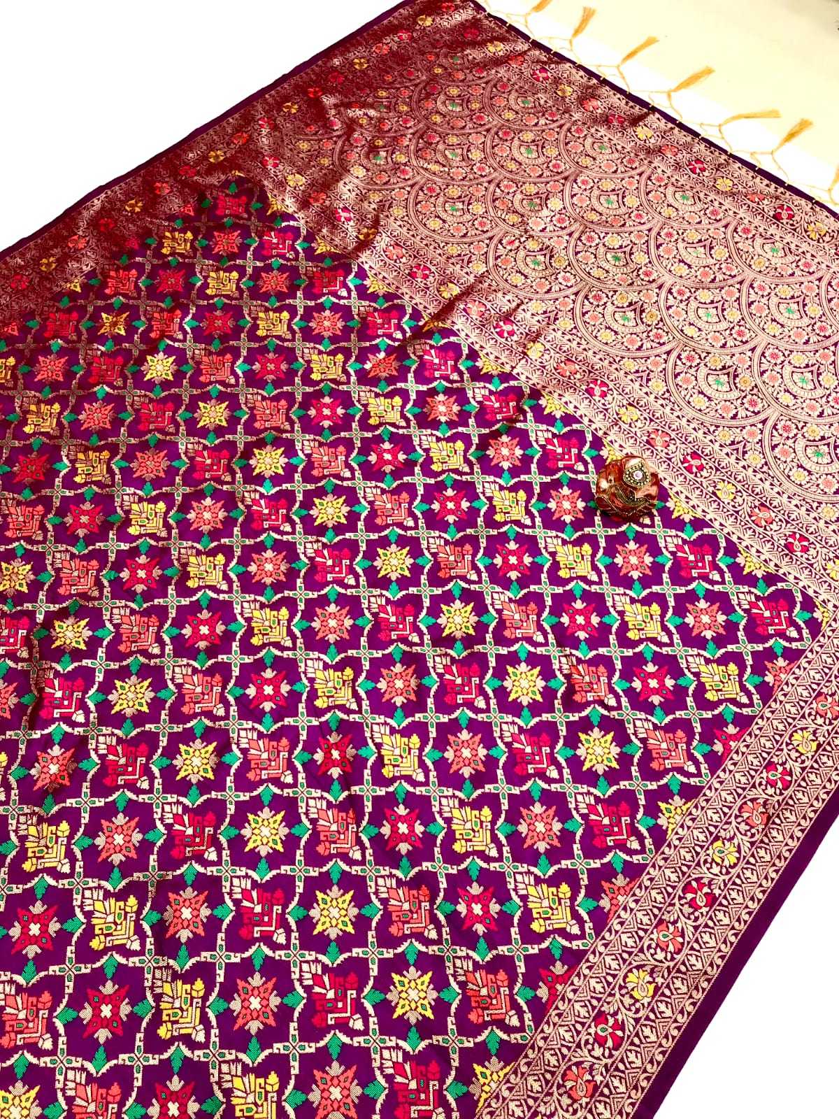 Kavya Soft Patola Silk Jacquard Saree