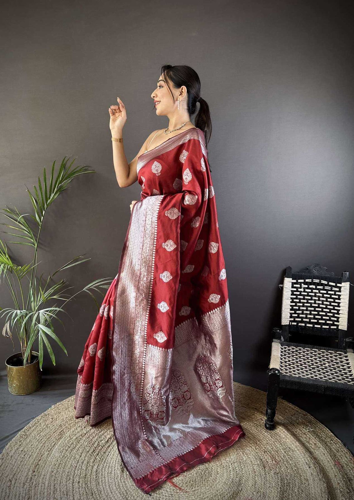 Khwaish Banarasi Soft Silk Saree