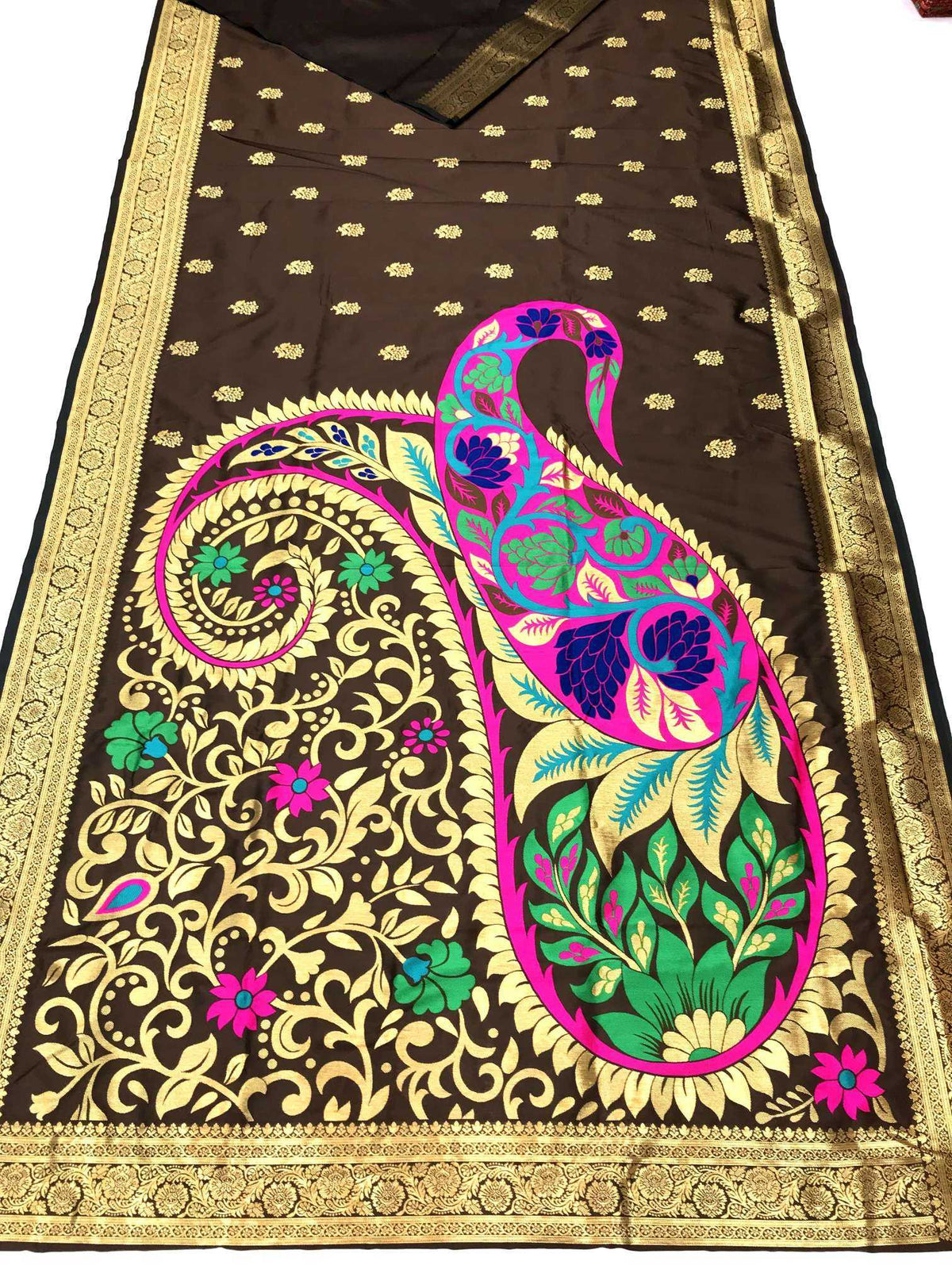 Paro Banarasi Soft Silk Saree