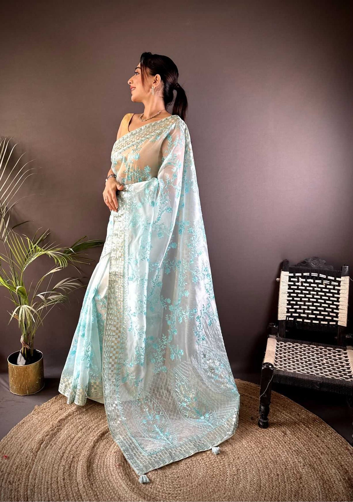 Rajitha Organza Silk Traditional Saree