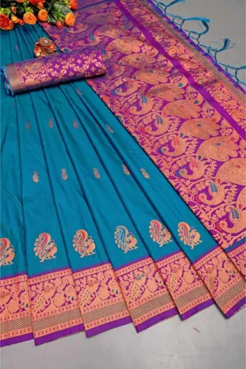 Samara Banarasi Soft Silk Designer Saree