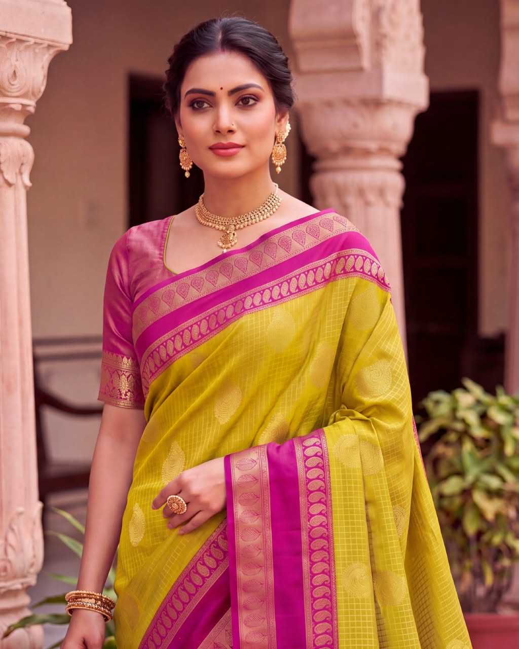Sanchi Kanjivaram Silk Designer Saree