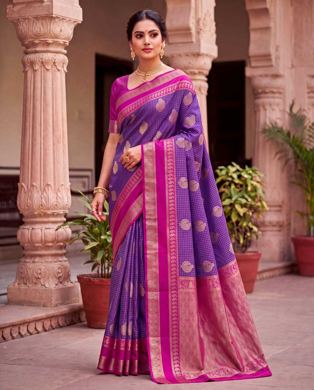 Sanchi Kanjivaram Silk Designer Saree