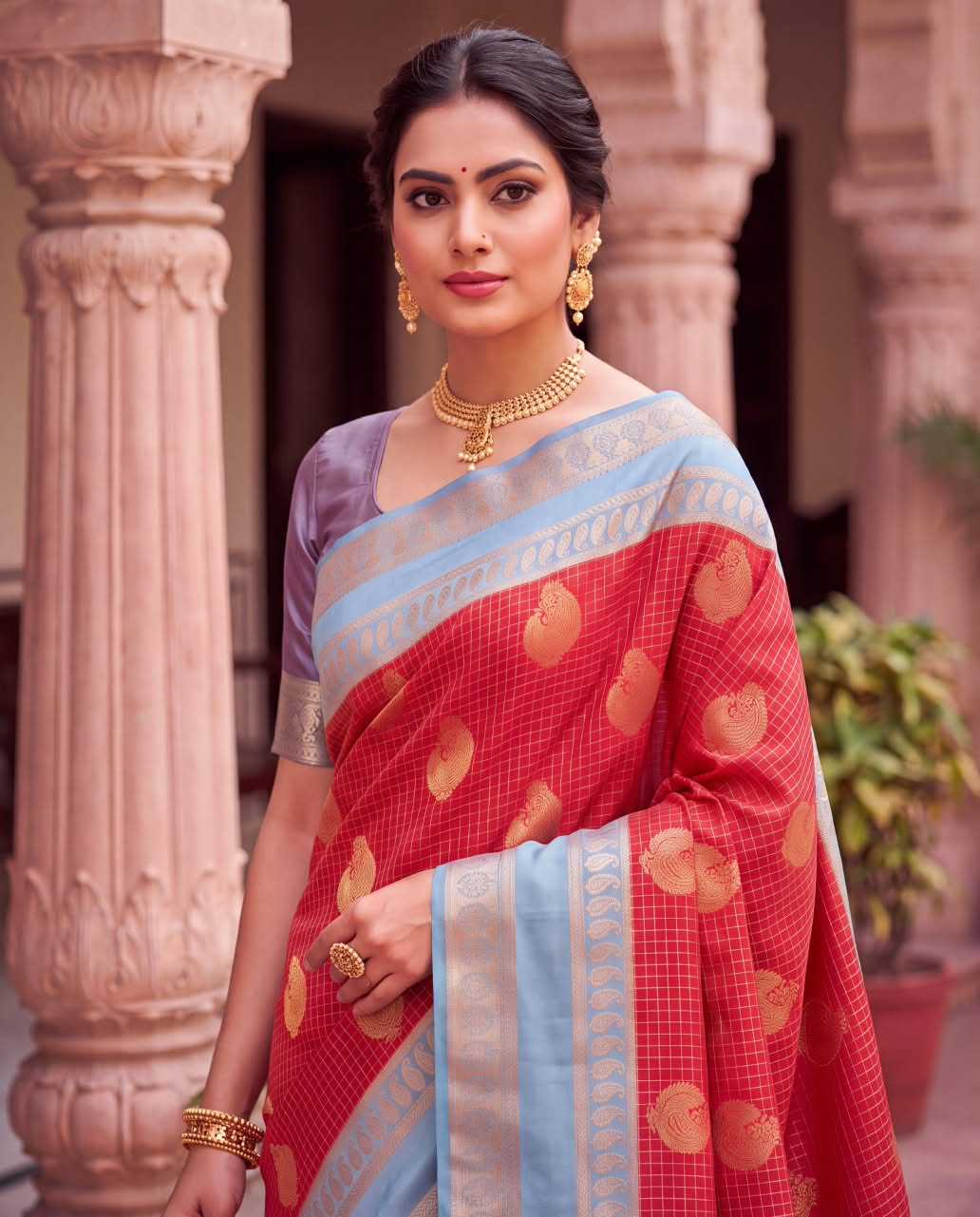 Sanchi Kanjivaram Silk Designer Saree