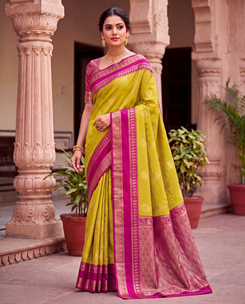 Sanchi Kanjivaram Silk Designer Saree