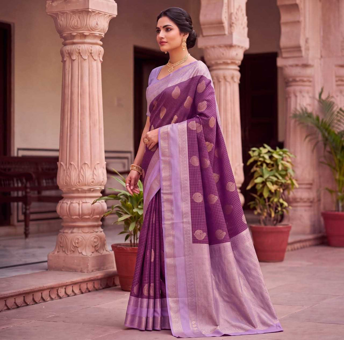 Sanchi Kanjivaram Silk Designer Saree