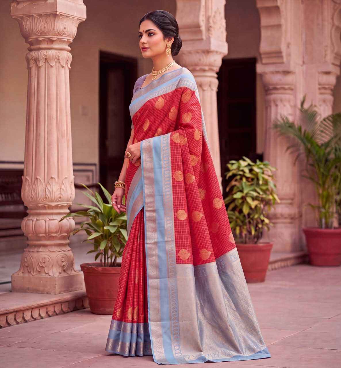 Sanchi Kanjivaram Silk Designer Saree
