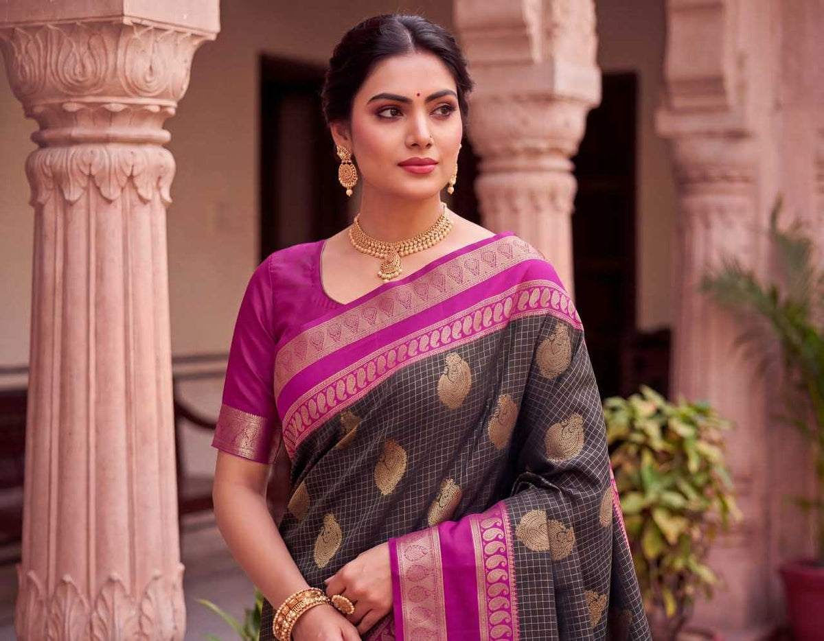 Sanchi Kanjivaram Silk Designer Saree