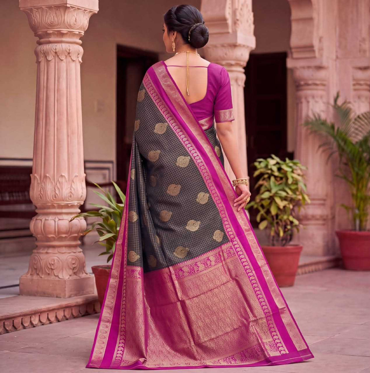 Sanchi Kanjivaram Silk Designer Saree
