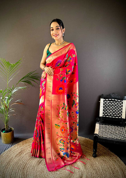 Zoya Banarasi Soft Silk Traditional Saree