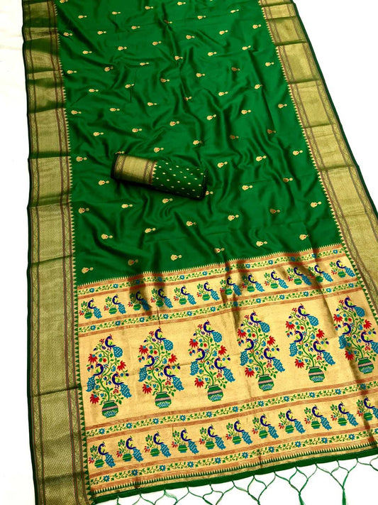 Lichi Silk Banarasi Saree