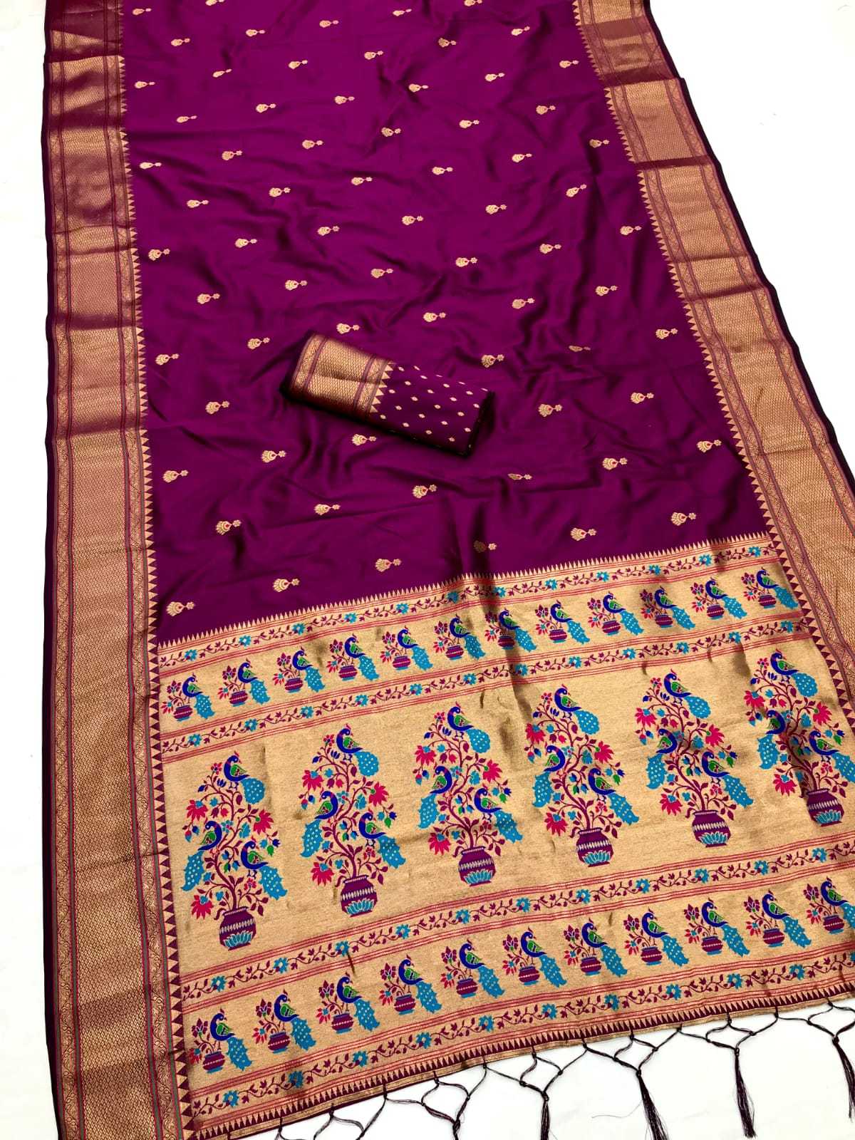 Lichi Silk Banarasi Saree