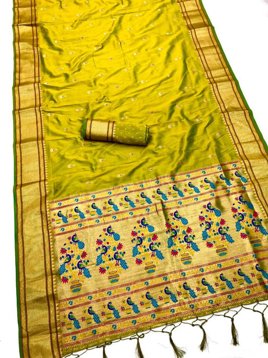 Zumkha Paithani Silk Designer Saree