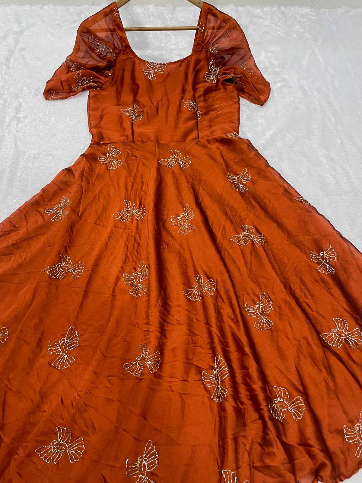 Embroidery Gown