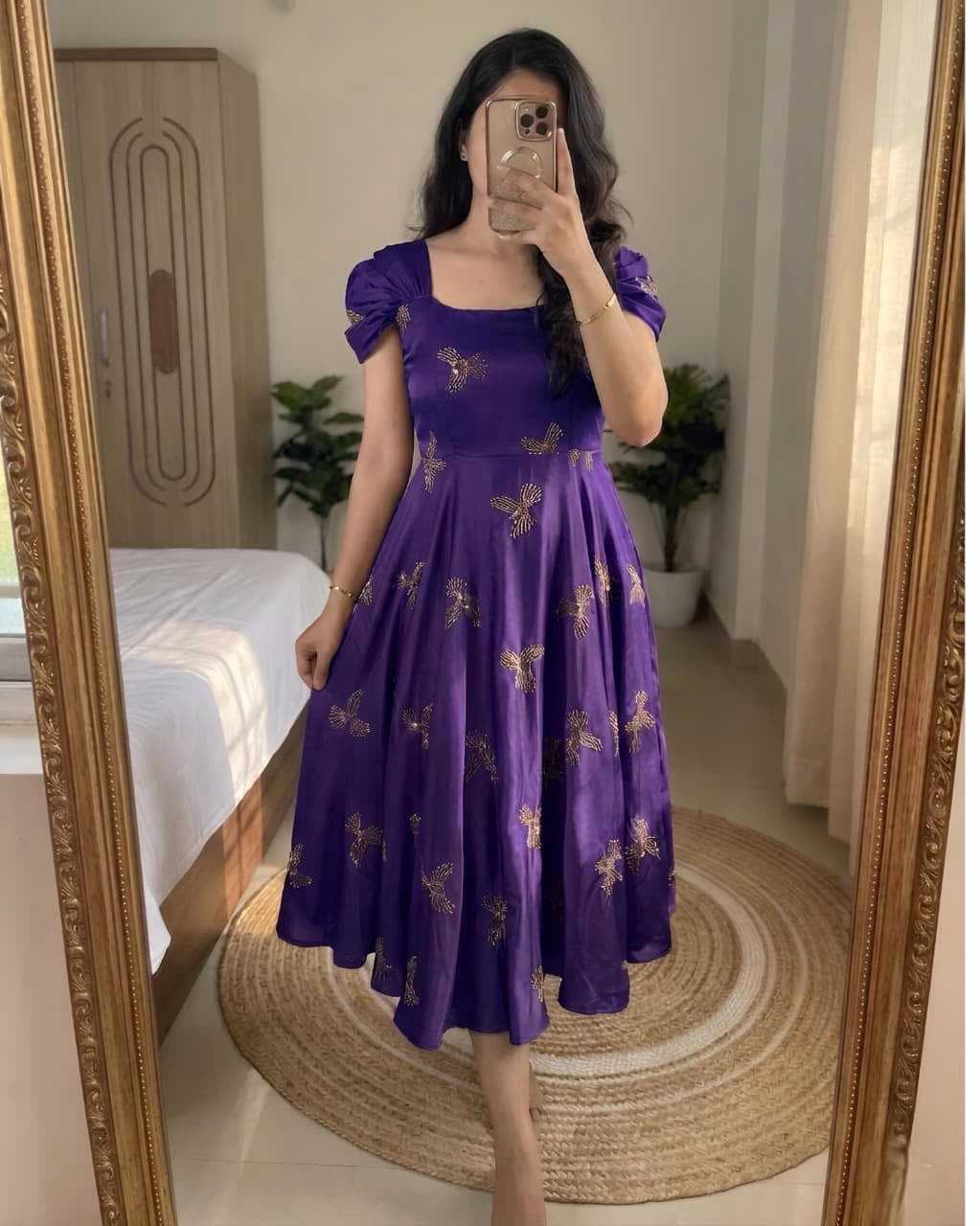 Embroidery Gown