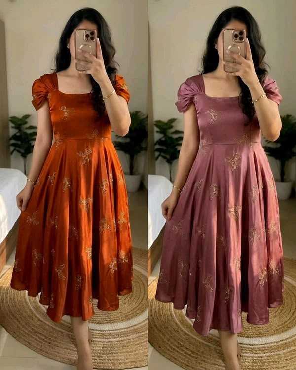 Embroidery Gown