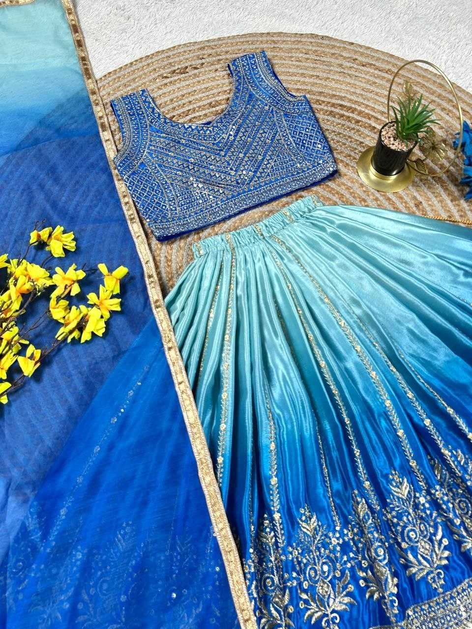 Chinon Silk Kids Lehenga
