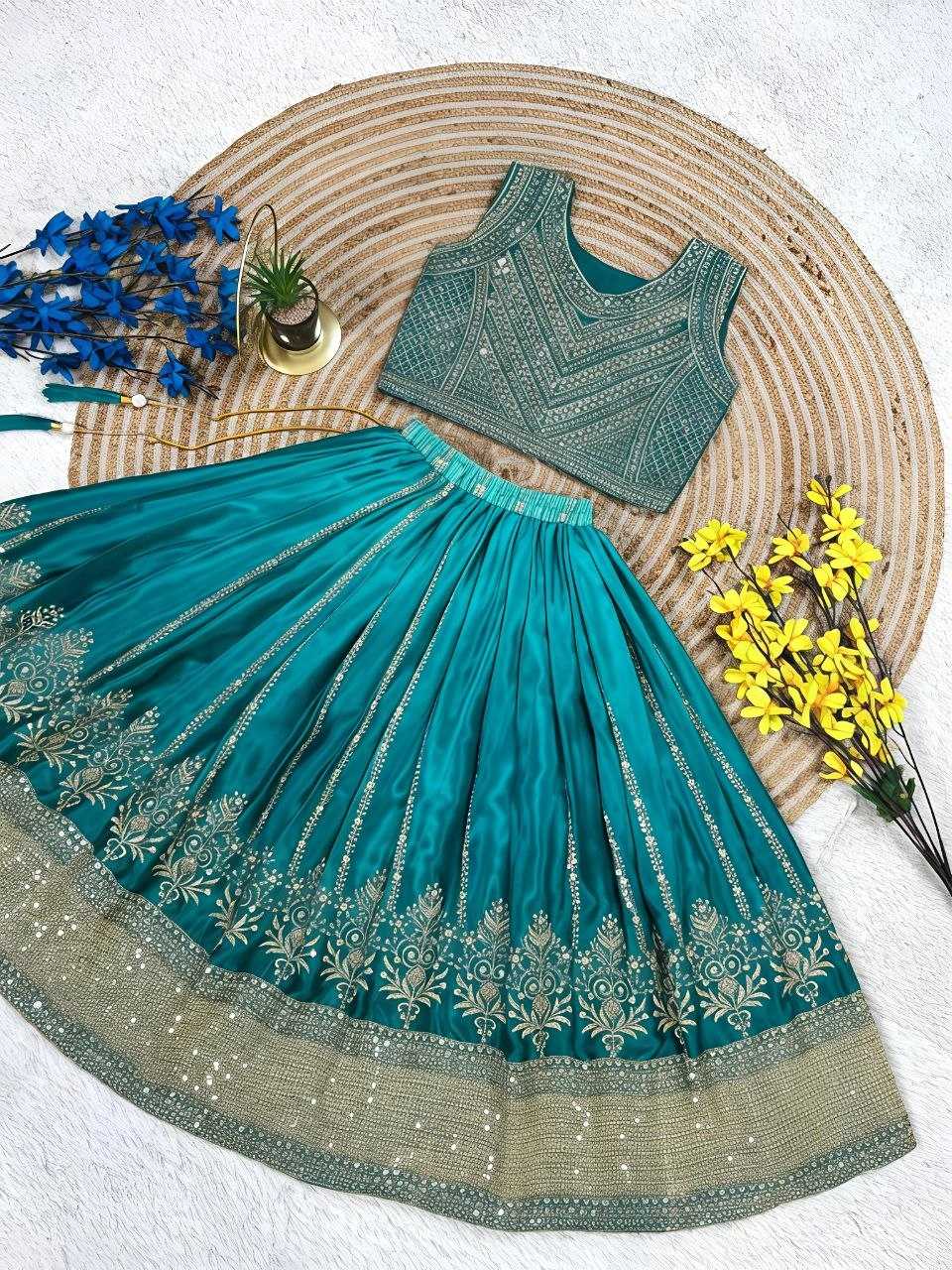Chinon Silk Kids Lehenga