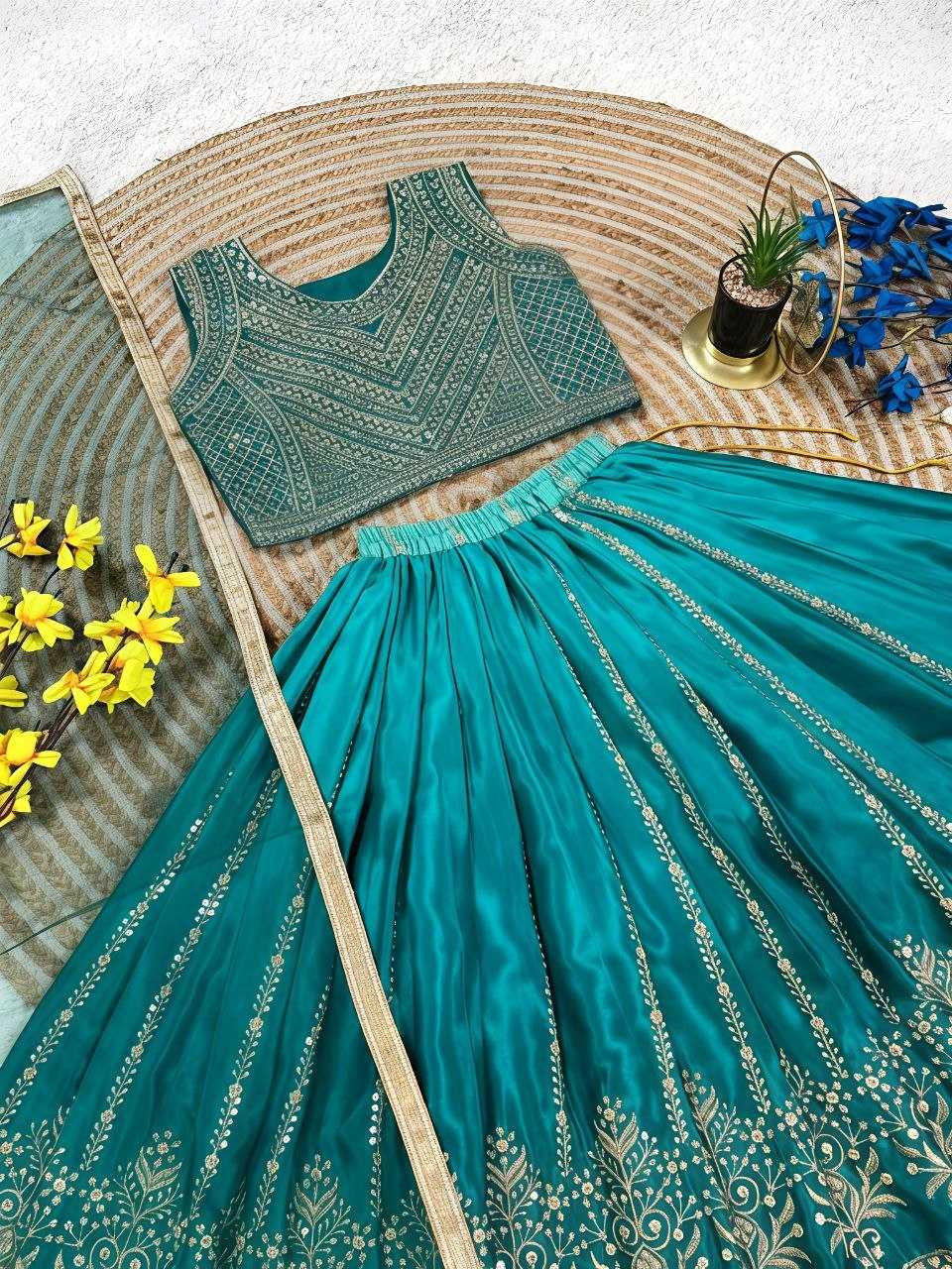Chinon Silk Kids Lehenga