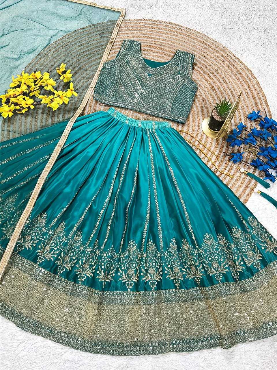 Chinon Silk Kids Lehenga