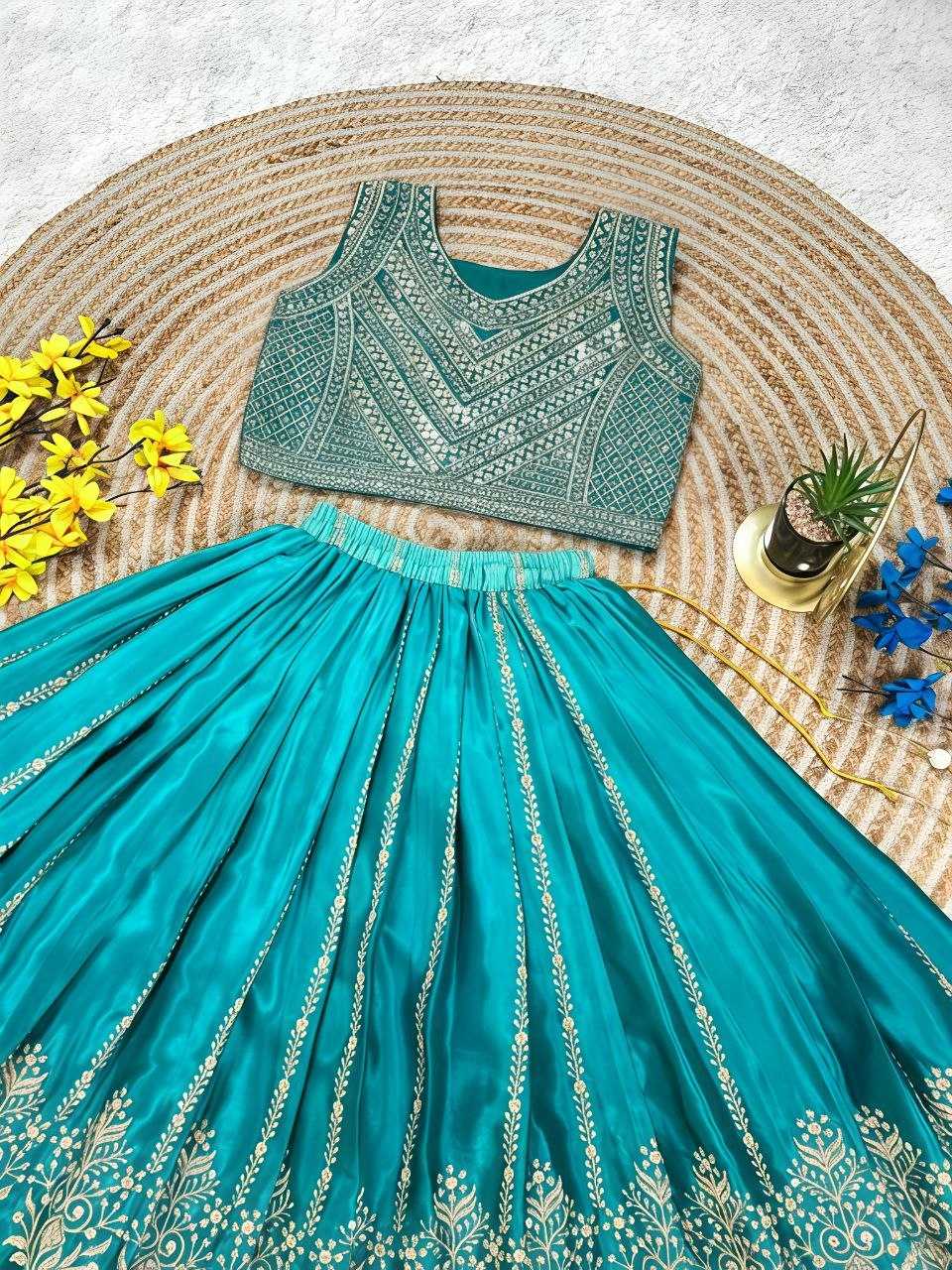 Chinon Silk Kids Lehenga