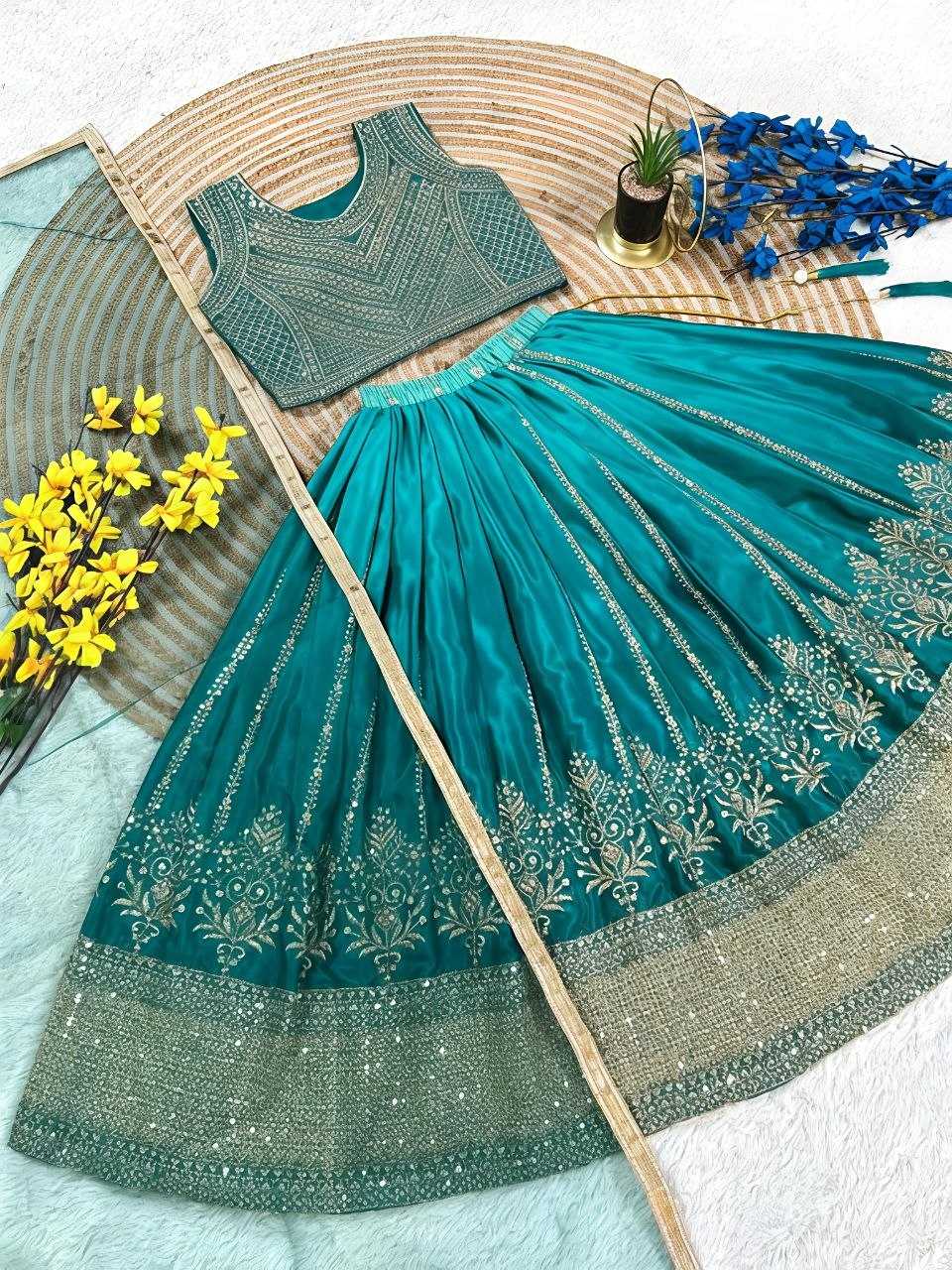 Chinon Silk Kids Lehenga