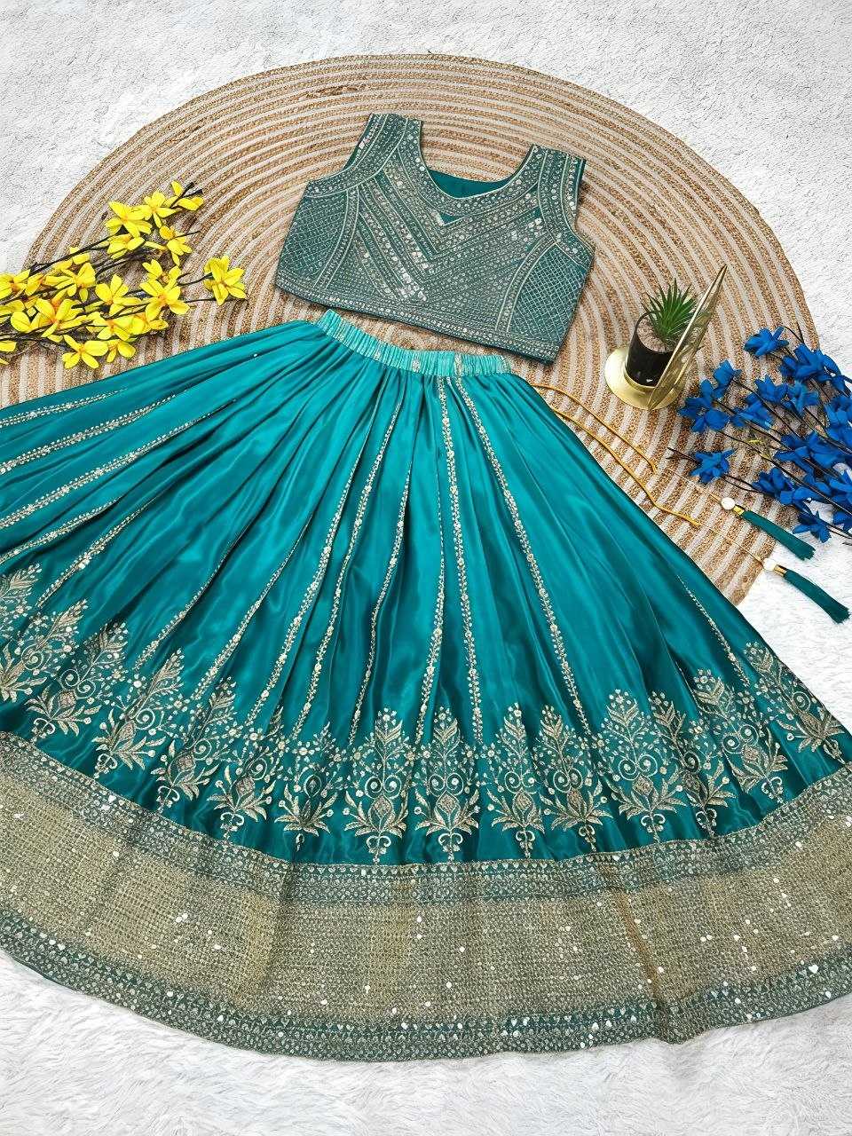 Chinon Silk Kids Lehenga