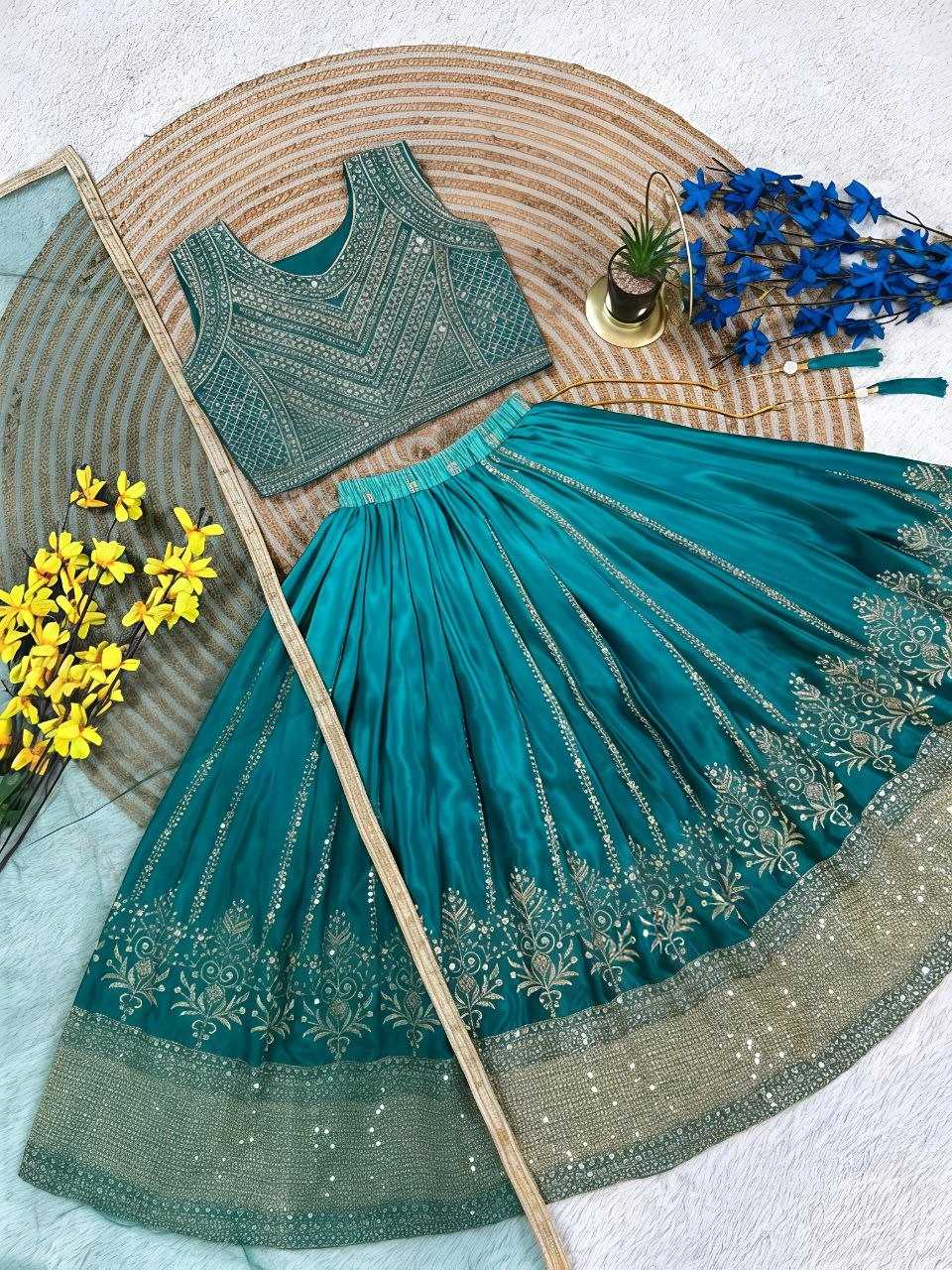 Chinon Silk Kids Lehenga