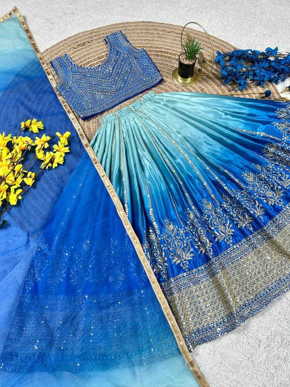 Chinon Silk Kids Lehenga