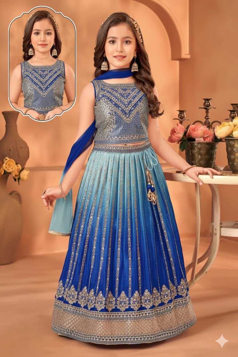 Chinon Silk Kids Lehenga