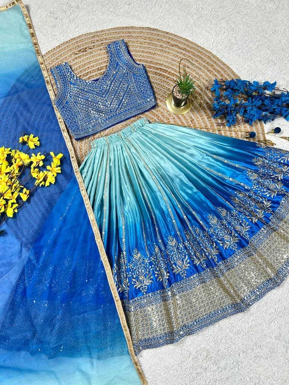 Chinon Silk Kids Lehenga