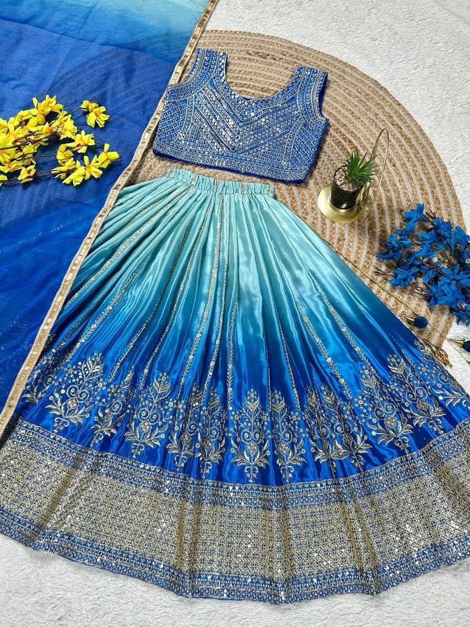 Chinon Silk Kids Lehenga