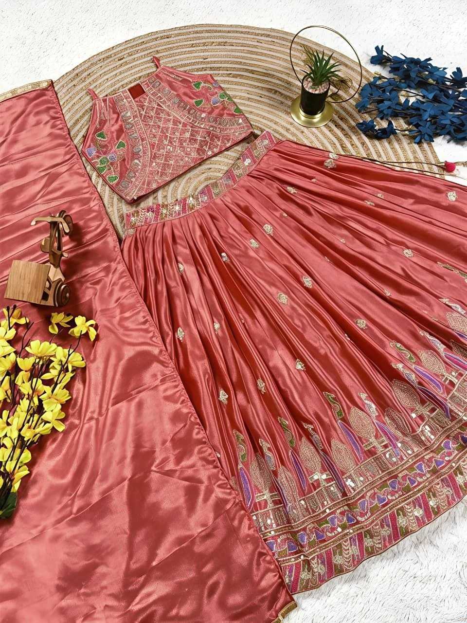 Chinon Silk Kids Lehenga