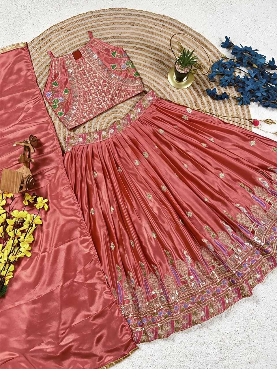 Chinon Silk Kids Lehenga
