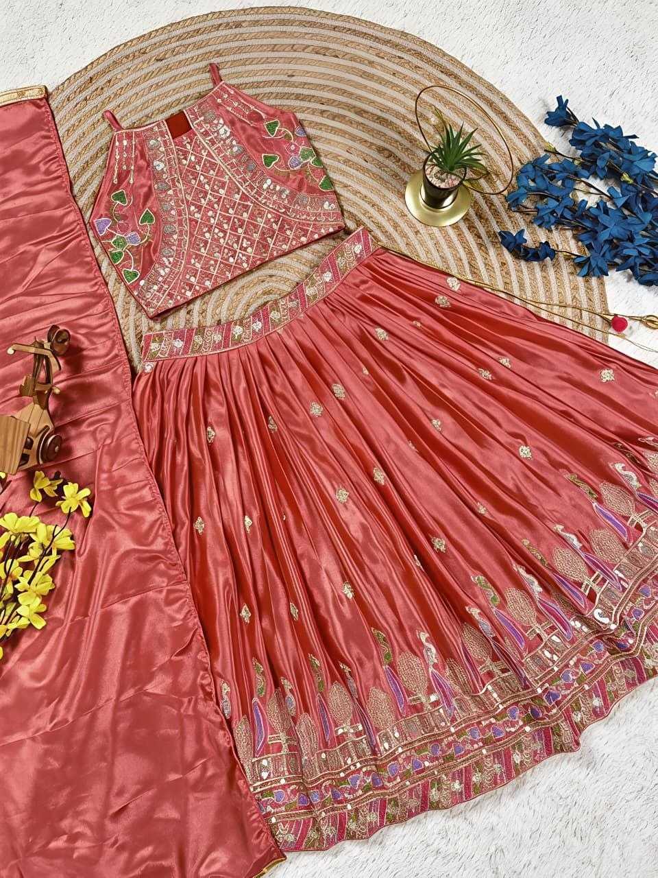 Chinon Silk Kids Lehenga