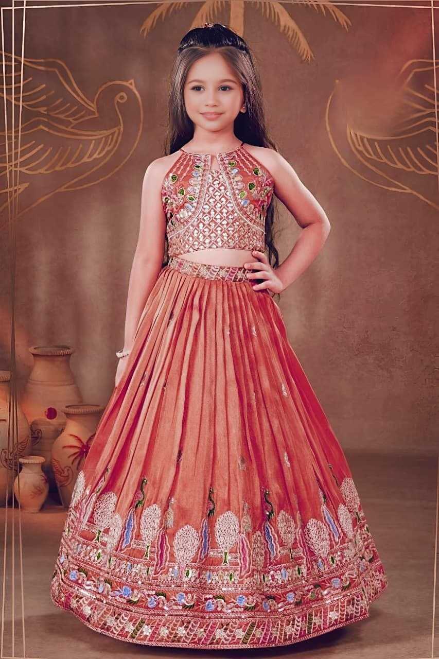 Chinon Silk Kids Lehenga