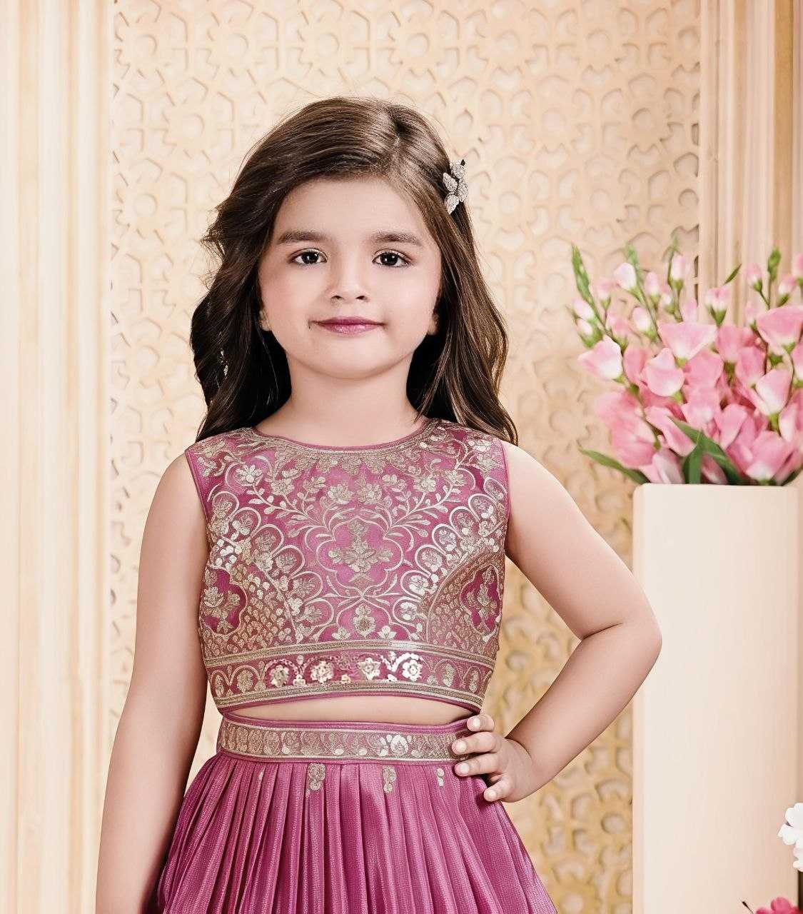 Chinon Silk Kids Lehenga