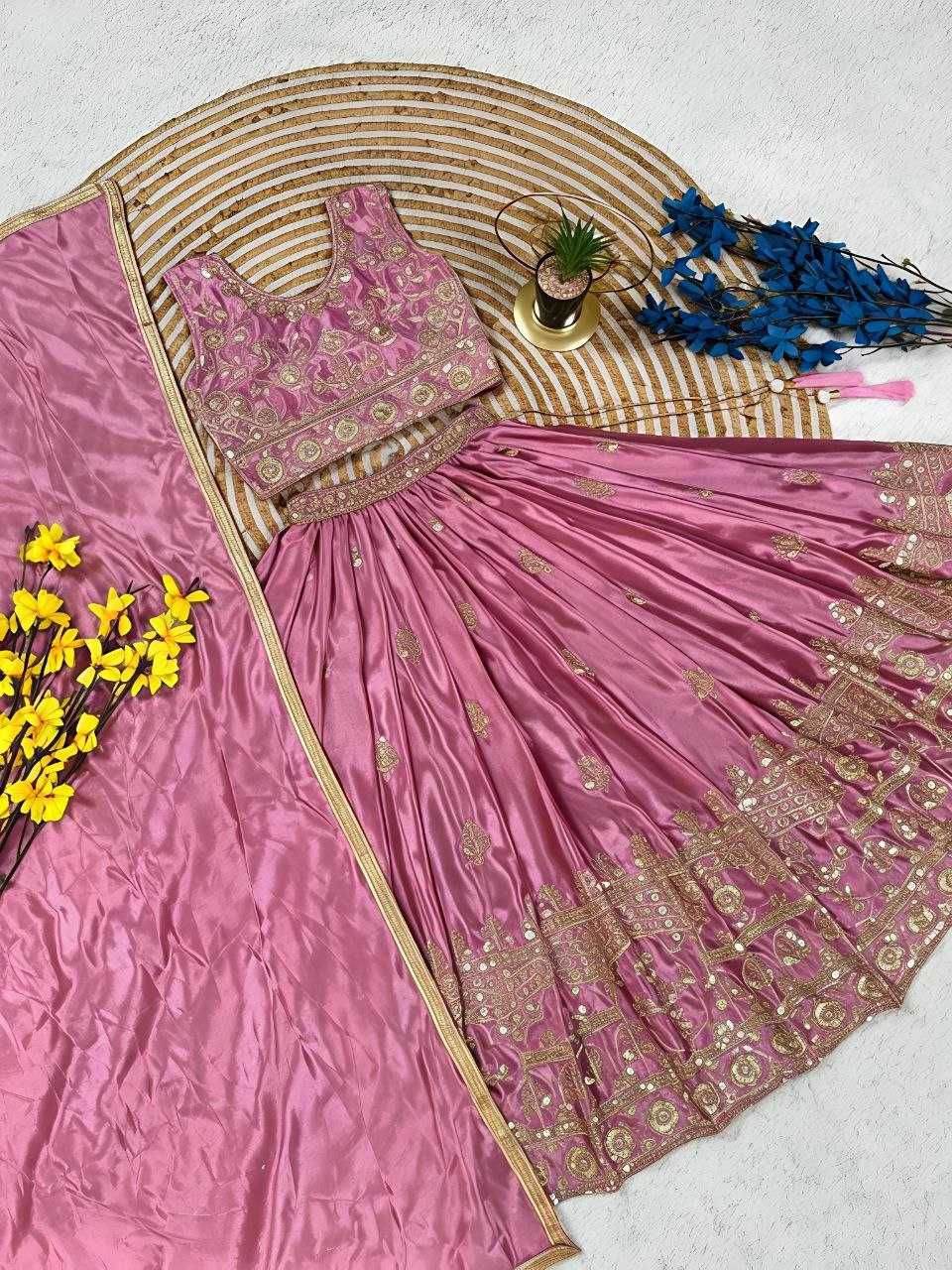 Chinon Silk Kids Lehenga