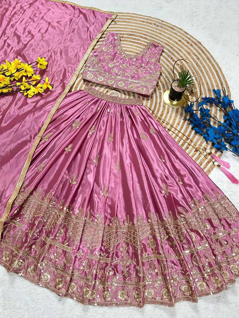 Chinon Silk Kids Lehenga