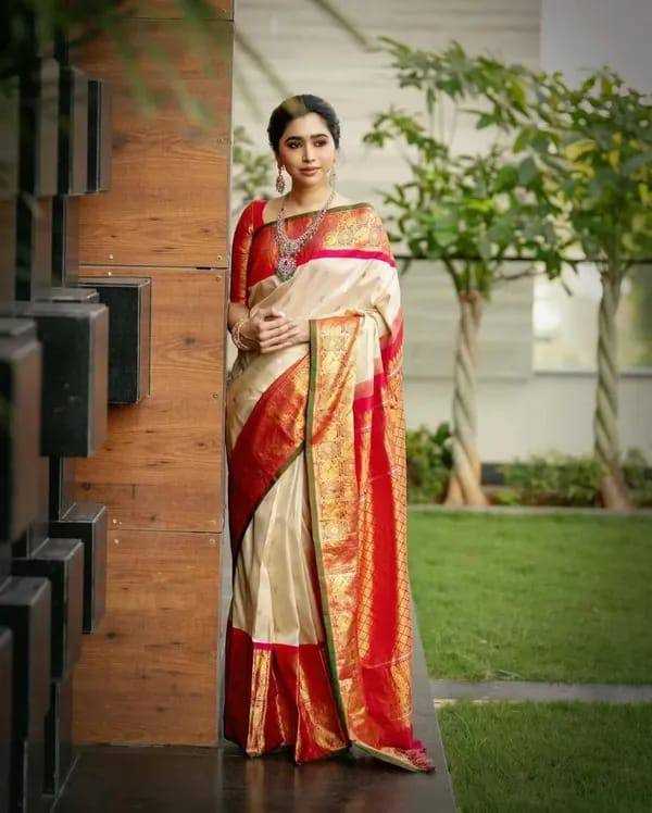 Lichi Silk Designer Saree