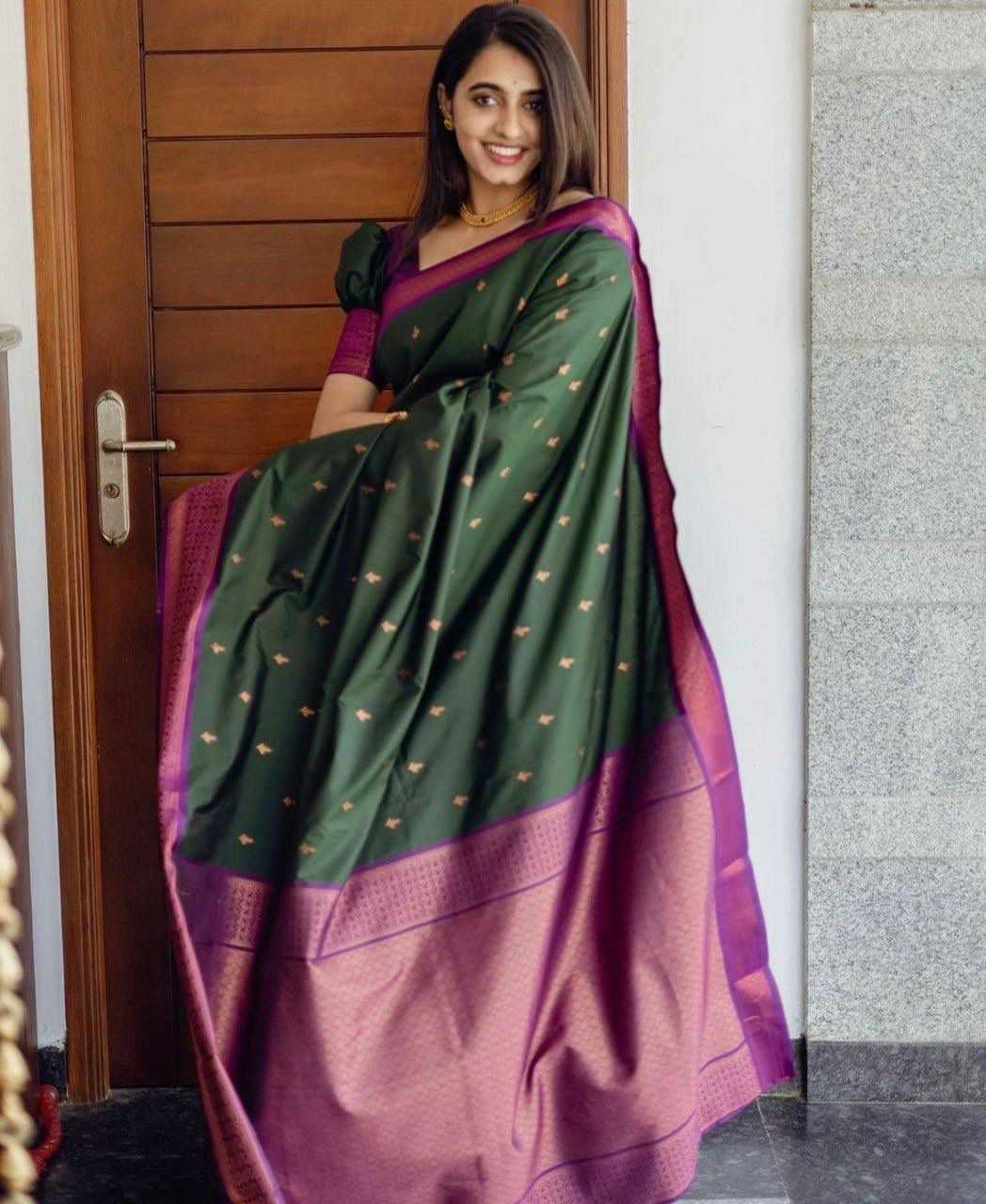 Lichi Silk Party Wear Saree