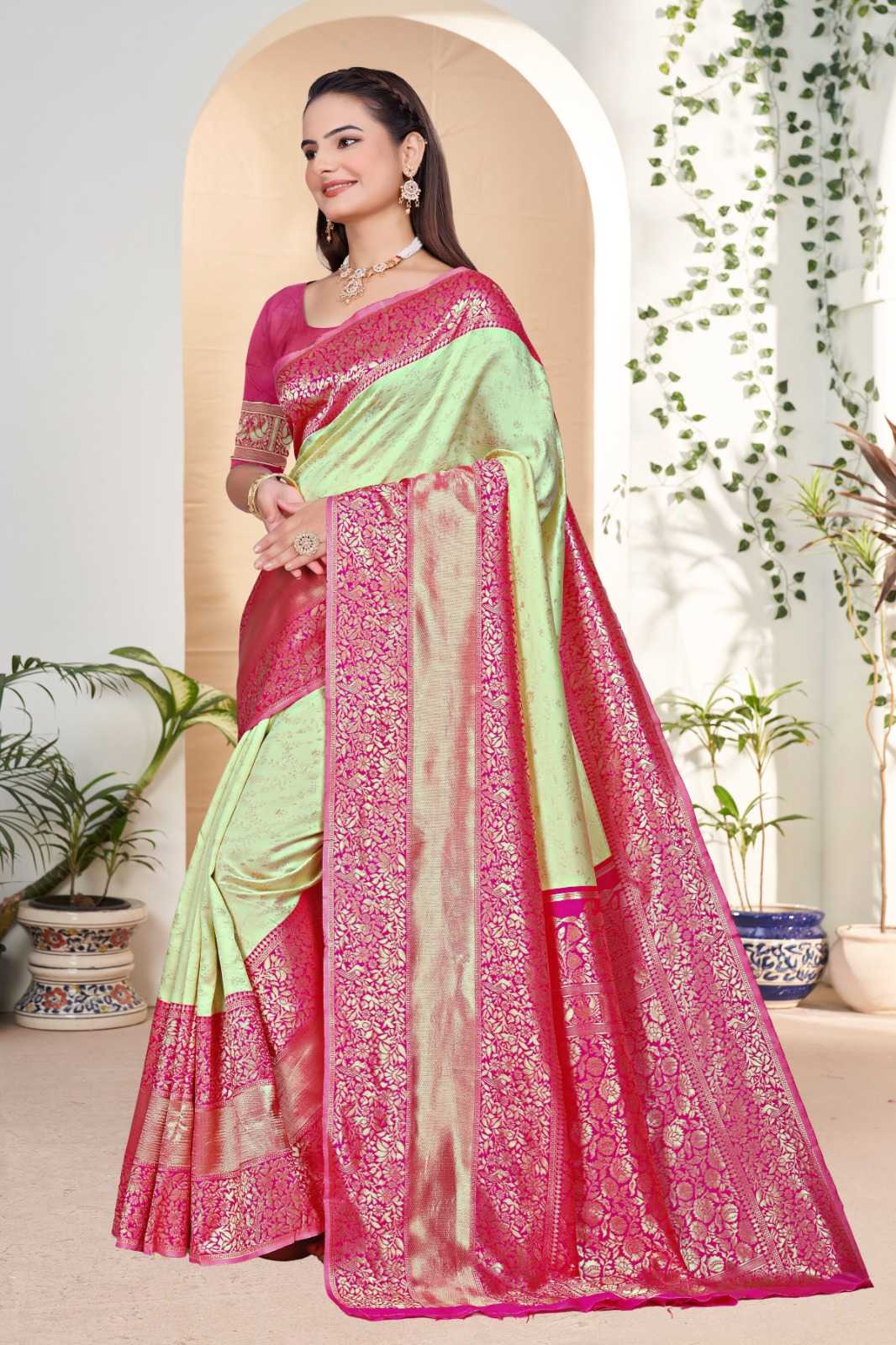Lichi Silk Fancy Saree