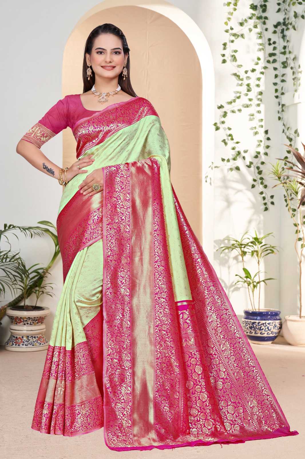 Lichi Silk Fancy Saree