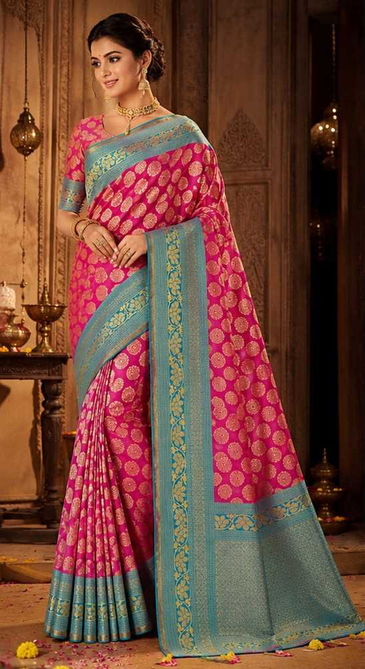 Lichi Silk Banarasi Saree